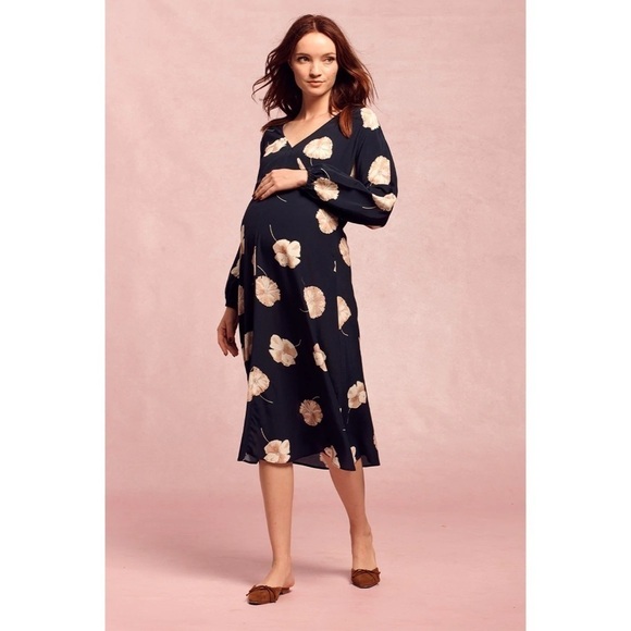 Frances Hart Bias Cut Maternity Dress - Picture 2 of 12